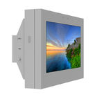 Το φορητό υπαίθριο ψηφιακό σύστημα σηματοδότησης LCD τοίχος 55 ίντσας τοποθετεί το γαλβανισμένο υλικό χάλυβα