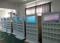 Εμπορικό LCD Whitel ψηφιακό σύστημα σηματοδότησης επίδειξης διαφήμισης χρώματος με το πάτωμα WiFi που στέκεται το ψηφιακό σύστημα σηματοδότησης