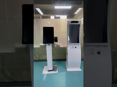 Μίνι κυρτό σχέδιο οθόνης αφής περίπτερων αυτοεξυπηρετήσεων 23,6 ίντσας που διατάζει για το εστιατόριο γρήγορου φαγητού