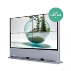 Τηλεοπτική οθόνη 4k 2x2 1*3 1.8mm τοίχων 65 ίντσας LCD μαύρο πλαίσιο της Gap