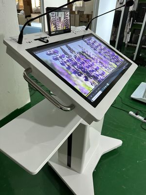 32' Windows Διαδραστικό PCAP LCD Ψηφιακή οθόνη Lectern έξυπνη διπλή οθόνη AIO βήμα συνεδριάσεων