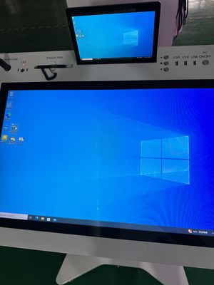 32' Windows Διαδραστικό PCAP LCD Ψηφιακή οθόνη Lectern έξυπνη διπλή οθόνη AIO βήμα συνεδριάσεων
