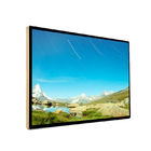 Ο κάθετος τοίχος οθόνης διαφήμισης HD LCD τοποθετεί το εναλλασσόμενο ρεύμα 110V ακρών αργιλίου - 240V
