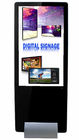 55inch έξοχο λεπτό bezel LCD σχεδίου περίπτερων λεωφόρων αγορών στενό ψηφιακό σύστημα σηματοδότησης με το λογισμικό