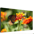 Στενός Bezel LCD 55 ίντσας τηλεοπτικός τοίχος 1.8Mm τηλεοπτικό VGA ελεγκτών HDMI DVI τοίχων