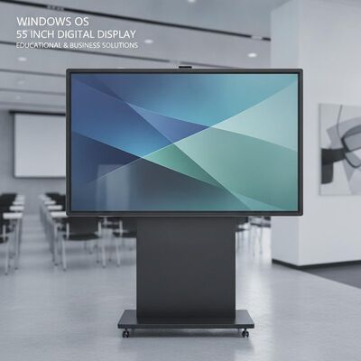 Λειτουργικό σύστημα Windows 55 ιντσών οθόνη ψηφιακής σήμανσης κατάλληλη για εκπαιδευτικά ιδρύματα και επιχειρηματικά περιβάλλοντα