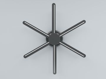 Wifi 65cm τρισδιάστατο ολογραφικό βίντεο φωτογραφιών ανεμιστήρων των τρισδιάστατων ολογραμμάτων διαφήμισης οδηγήσεων επίδειξης για το τρισδιάστατο ολόγραμμα προβολέων φραγμών καταστημάτων