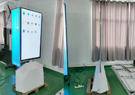 Ο ενιαίος πλευρικός τοίχος τοποθέτησε το ψηφιακό σύστημα σηματοδότησης 55» OLED με έναν άλλο δευτερεύοντα καθρέφτη