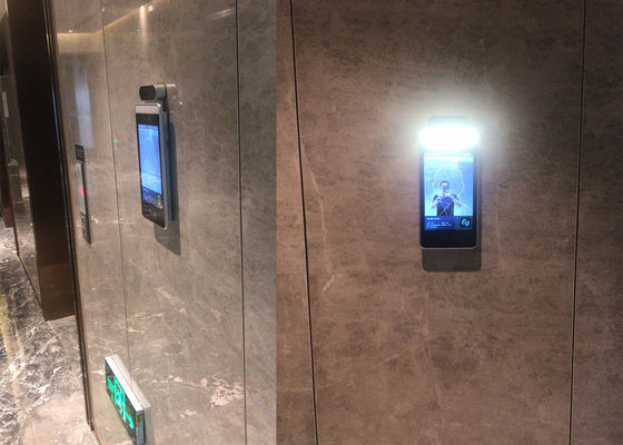 Temp αναγνώρισης προσώπου αναγνωστών καρτών RFID βιομετρικό αυτόματο θερμικό τερματικό αναγνώρισης προσώπου συστημάτων πρόσβασης μέτρησης