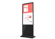 Το ψηφιακό σύστημα σηματοδότησης 75» πάτωμα τοποθετεί το εσωτερικό LCD τοτέμ επίδειξης 4K διαφημιστικός για τη λεωφόρο αγορών