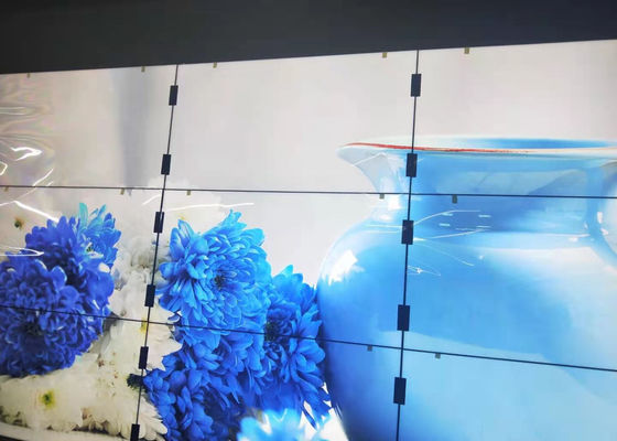 Τοποθετήστε το LG ίντσας 500nits 250W 55 που ο τηλεοπτικός τοίχος τοίχων TV τοποθέτησε Bezel 1.8mm