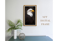 Στερεά ξύλινη επίδειξη 27In πλαισίων εικόνων μουσείων ξενοδοχείων διαφήμιση LCD
