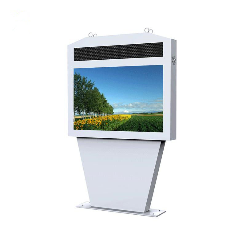 2000 οριζόντιο υπαίθριο LCD ψηφιακό περίπτερο οθονών επαφής συστημάτων σηματοδότησης ψειρών IP65 55 ίντσα για το νοσοκομείο