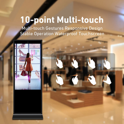 55 ιντσών LCD Advertising Kiosk 400cd/M2 USB Interface Digital Signage LCD Display
