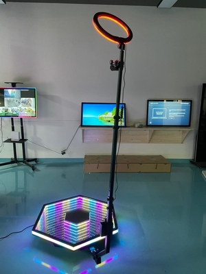 Γυρίζουσα 3D Ολογραφική Οθόνη Αυτόματη 360 μοίρες Selfie Photo Booth