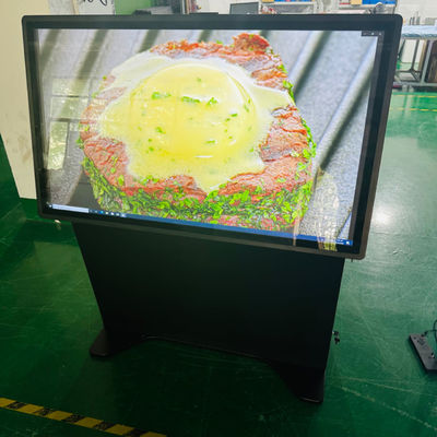 55 ιντσών στερεή οθόνη αφής κιόσκι οθόνη LCD Pcap με ενσωματωμένο υπολογιστή i7