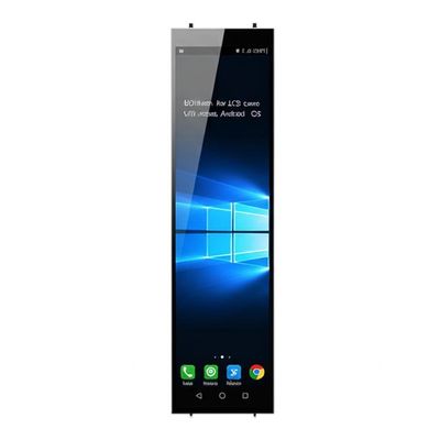 Οθόνη LCD Bar 88 ιντσών με Android OS Οθόνη αφής υπερύθρων για κάθετη εγκατάσταση σε εμπορικά κέντρα