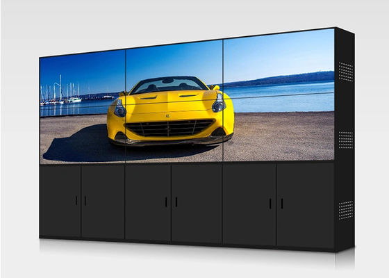 Εσωτερικό Bezel 3X3 55in 0.88mm άνευ ραφής τηλεοπτικός τοίχος LCD