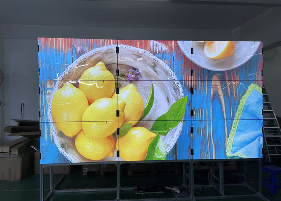 Backlight 3.5mm των τηλεοπτικών οδηγήσεων τοίχων LCD Bezel ψηφιακό σύστημα σηματοδότησης 55 ίντσα