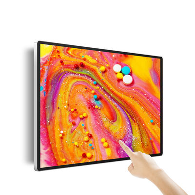 Ο τοίχος οθόνης αφής του Media Player 3.6GHz ΚΜΕ 300cd/m2 τοποθέτησε 32 ίντσα RK3368